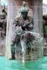 Statue, Pail, Pigeon, Munich, Marienplatz, Water Fountain, aquatics, CEGV01P07_04.2587