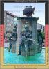Munich, Marienplatz, Water Fountain, aquatics, Statue, Pail, Pigeon, CEGV01P07_05