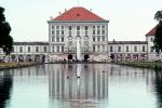 Pond, lake, water fountain, Nymphenburg castle, Schlo§ Nymphenberg, Munich, CEGV01P07_18