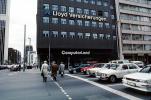 Lloyd Versicherunges, Lloyd Insurance, building, crosswalk, cars, traffic, downtown, Frankfurt, CEGV02P05_02