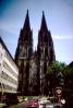 Cathedral, K?ln, Cologne, North Rhine-Westphalia, 1950s, CEGV03P11_15.2591