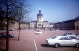 Charlottenburg Palace, (Schloss Charlottenburg), building, cars, Prussian history, May 1970, 1970s, CEGV03P13_02