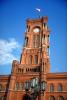 Clock Tower, Rotes Rathaus, Alexanderplatz, Berlin, Red City Hall, CEGV03P14_18.2591