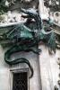 Dragon, statue, building, wings, Munich, CEGV03P15_16