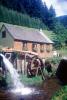 Grinding Mill, Water Wheel, Creek, Streaming, Hills, Mountains, waterwheel, sluice, flume, CEGV05P06_01