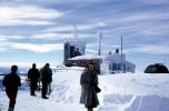 Snow, Cold, Woman, Fur Coat, Weather Station, Research Station, Zugspitze, Wetterstein Mountains, Tyrol, Austria, CEGV06P12_08