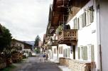 Homes, Balconies, Garmisch, Garmisch-Partenkirchen, Bavaria, CEGV06P13_12