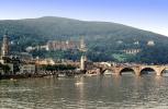 Heidelberg Castle, Karl Theodor Bridge, Alte BrŸcke, Neckar River, Schloss, mountains, CEGV07P06_15