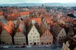 Red Rooftops, Homes, Houses, Buildings, Town, City, Rothenburg ob der Tauber, Bavaria, Middle Franconia, Ansbach, CEGV07P10_14