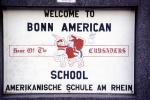 Bonn American School, Home of the Crusaders, January 1986