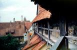 Town Wall, Walkway, Red Rooftops, Rothenburg ob der Tauber, Bavaria, Middle Franconia, Ansbach, CEGV08P03_01