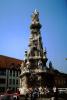Holy Trinity Column, Statue, landmark, Freestanding, hexagonal obelisk, Matthias Church, Budapest