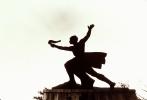 Torch bearer, Freedom Monument, Man Running, Gellert hill, Szabadsag Szobor, Budapest, CEHV01P05_11