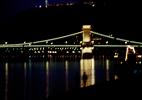 Szechenyi Chain Bridge, Chain Suspension Bridge, Danube River, Budapest, CEHV01P06_05