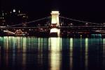 Szechenyi Chain Bridge, Chain Suspension Bridge, Danube River, Budapest, CEHV01P07_01