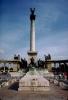 Heroe's square, Hosšk tere, Millennium Memorial, statue complex, colonnades, famous landmark, Budapest