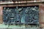 Bar-Relief, Kalman Karaly Eltiltja a Boszorkanygetest, Hero Square, Millennium Monument, Budapest, CEHV01P09_19