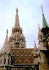 Matthias Church, Steeples, ornate roof, opulant, Cathedral, Budapest