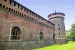 Castello Sforzesco, Turret, Tower, castle, palace, building, CEIV02P02_01