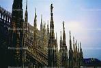 Statues, Spires, Milan Cathedral (Italian: Duomo di Milano), CEIV02P04_04
