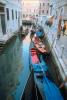 Boarding Station along a Canal, Waterway, Gondola, Venice, CEIV02P13_15
