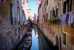 Bucolic Waterway, Gondola, Canal, Venice, CEIV02P13_16.2593