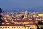Cityscape in the Sunset, skyline, buildings of Florence