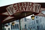 Gondole Service, Lanterns, Buildings, Venice, CEIV03P02_02