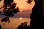 Sunset over the Mediterranean, Portofino, CEIV03P05_10.2593