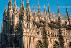 Spires, statues, Milan Cathedral, (Italian: Duomo di Milano), CEIV03P08_06.0934