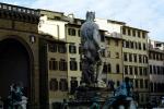 Fountain of Neptune in Florence, Italian: Fontana del Nettuno, Signoria square, Trident, Horses, CEIV03P12_13