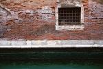 Brick, Window, Water, Venice