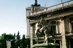 Capitoline Marcus Aurelius, Palace, Statues, Capitoline Hill Cordonata, Rome, CEIV06P04_09
