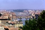 Ponte Veccio Bridge, Arno River, Florence, landmark, CEIV06P09_02
