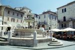 Water Fountain, buildings, Assisi, CEIV07P13_01