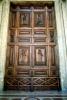 Wooden Door, doorway, entryway, Angel, Mother Mary, Assisi, Perugia, Umbria, CEIV07P13_06