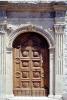 Wooden Door, doorway, entryway, archr Mary, Assisi, Perugia, Umbria, CEIV07P13_07