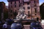 Water Fountain, aquatics, Statue, Obeliski, building, cars, Rome