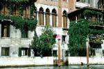 Venice Canal, Barbers Pole, ivy, buildings, balcony, CEIV10P11_05