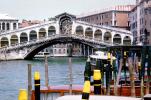 Rialto Bridge, Grand Canal, Venice, July 1968, 1960s, CEIV10P13_09