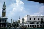 St Mark's Campanile, Doge's Palace, Venice, Bell Tower, July 1968, 1960s, CEIV10P14_03