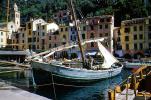 Village, Homes, Boat, Docks, Hills, Mountain, Amalfi Coast