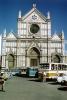Santa Croce Church, Florence, Cars, Buses, Parking Lot, CEIV11P04_17