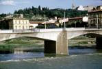 Bridge, Buildings, Arno River, Florence, CEIV11P06_06