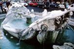 Fontana della Barcaccia, Piazza di Spagna, ("Fountain of the Old Boat"), Rome, statue, statuary, Fountain, water, Sculpture, art, artform, Aquatics, CEIV11P15_10