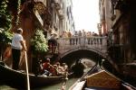 Gondola, Bridge, Venice, Waterway, Canal, CEIV12P06_07