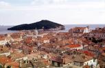 red roofs, rooftops, buildings, houses, homes, island, Dubrovnick, CEKV01P03_17