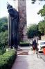 Statue of Grgur Ninski, Bell Tower Gardens, Split, Slovenia, CEKV01P04_11