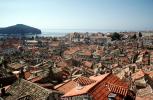 Red Rooftops, Buildings, skyline, Adriatic Sea, CEKV01P06_06