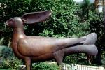 Rabbit Bird Sculpture, bronze, CEMV01P03_14